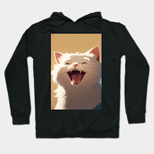 Super cute happy cat Anime style Hoodie